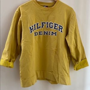 Hilfiger denim oversized crewneck sweatshirt